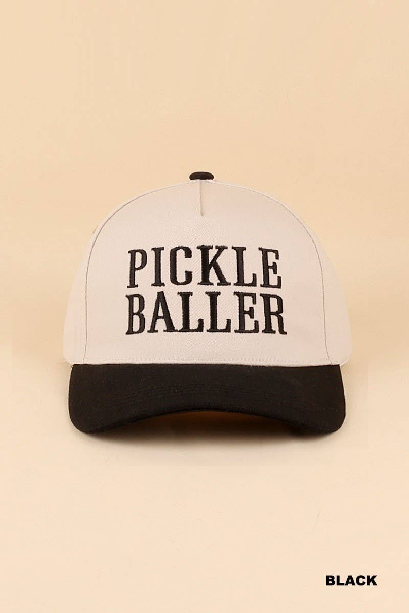 Pickle Baller Two Tone Snapback Hat