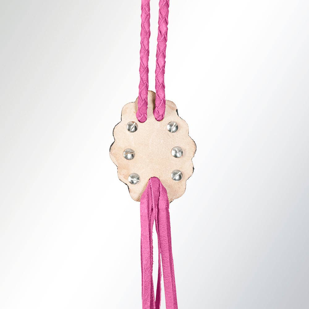 Pink Prairie Concho Necklace