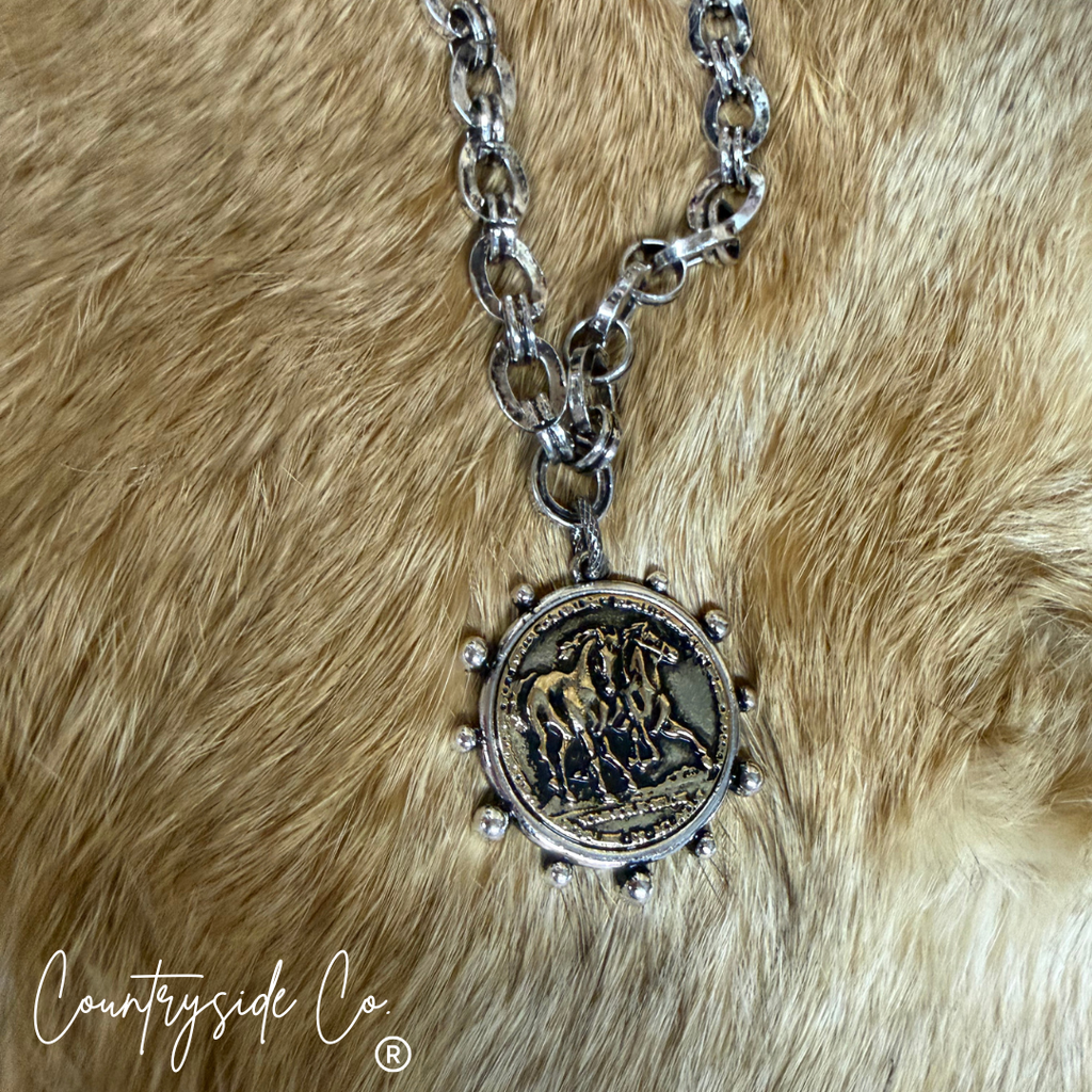 Gallop Two Tone Necklace