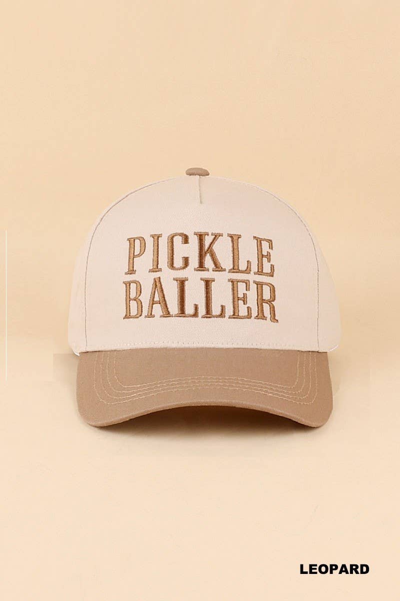 Pickle Baller Two Tone Snapback Hat