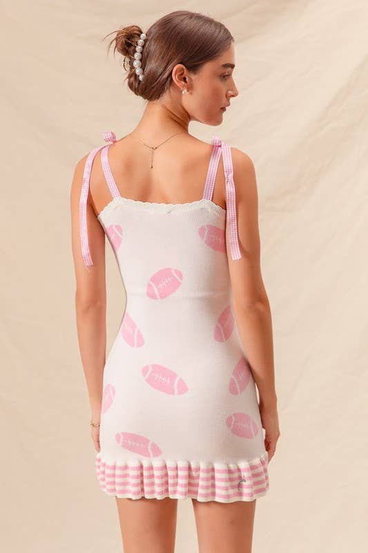 Gameday Football Knitted Mini Dress
