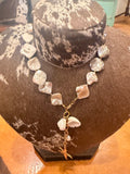 Pearl Tide Charm Necklace