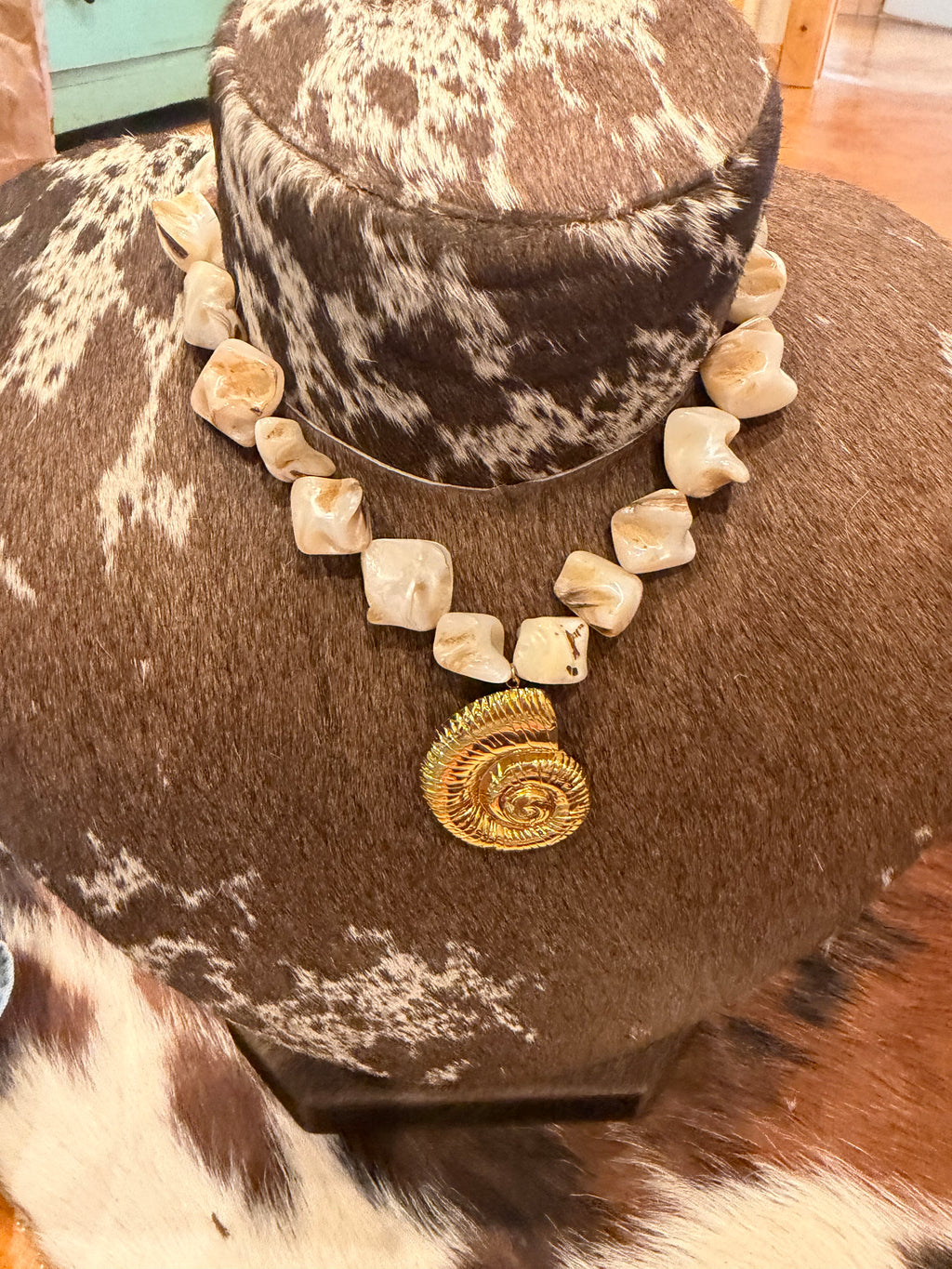 Golden Coast Shell Necklace