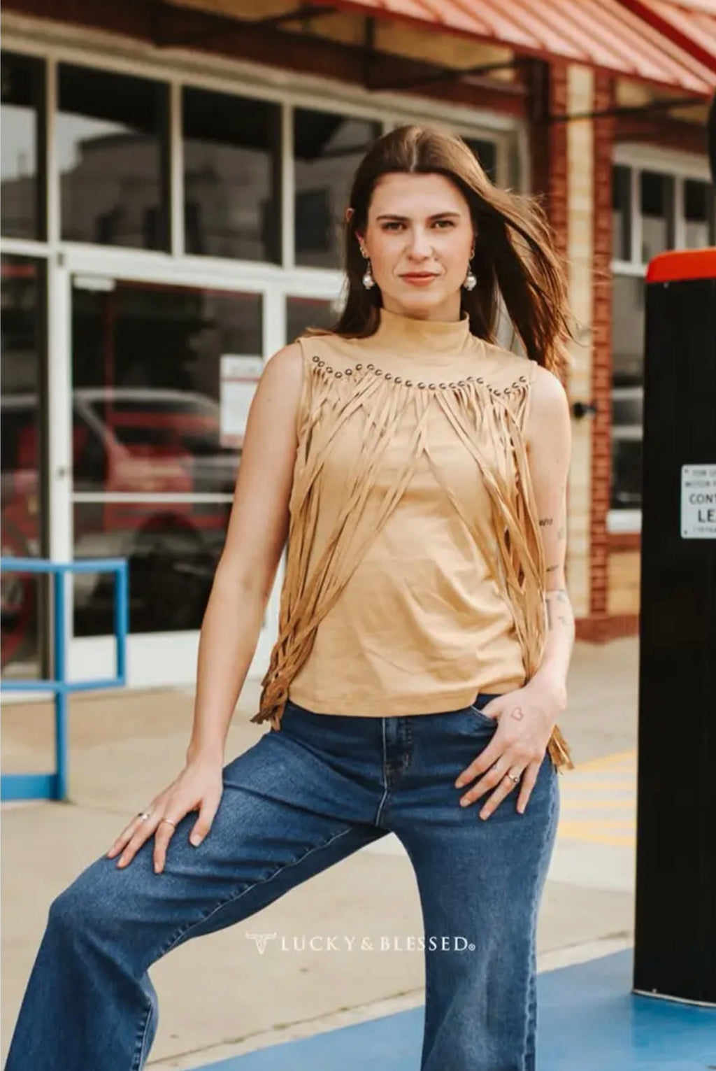 Desert Fringe Western Top