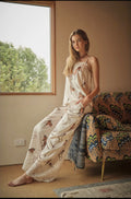 Saddle & Lace Wide Leg Pants