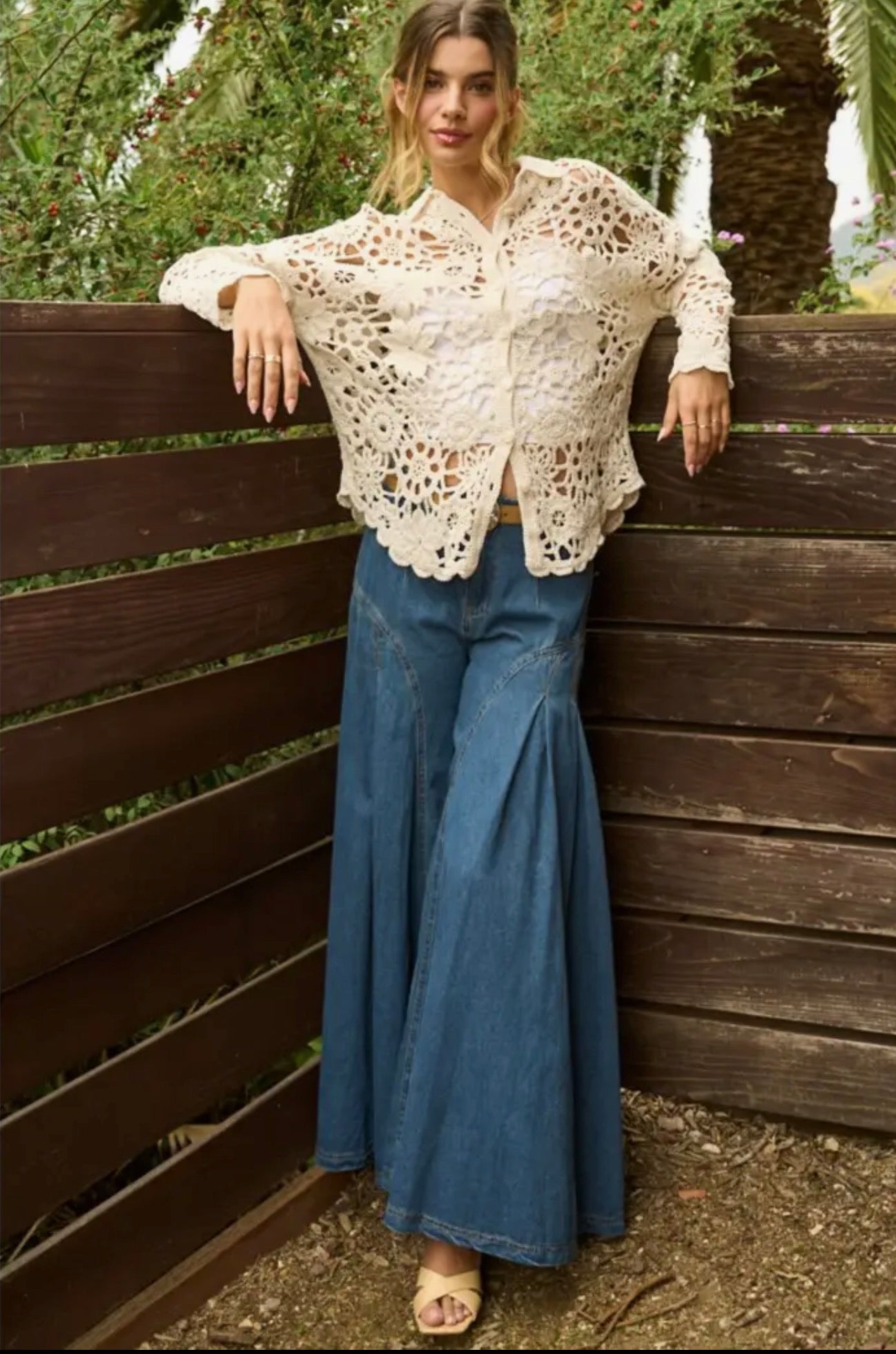 Denim Dream Palazzo Pants