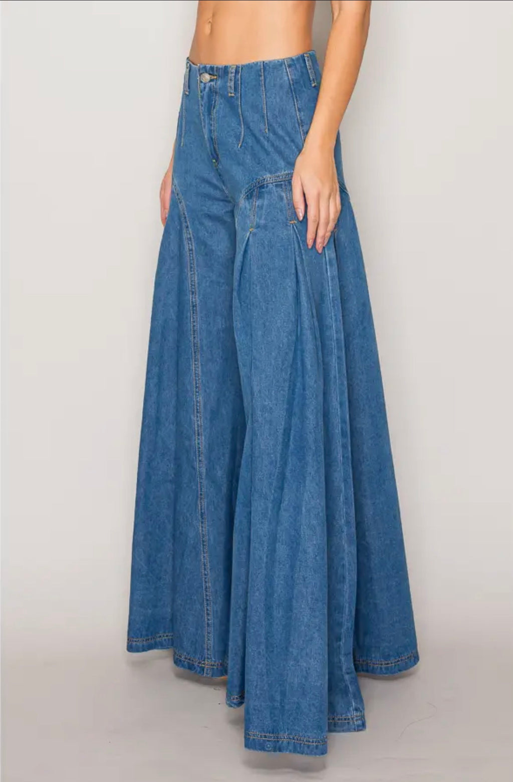 Denim Dream Palazzo Pants