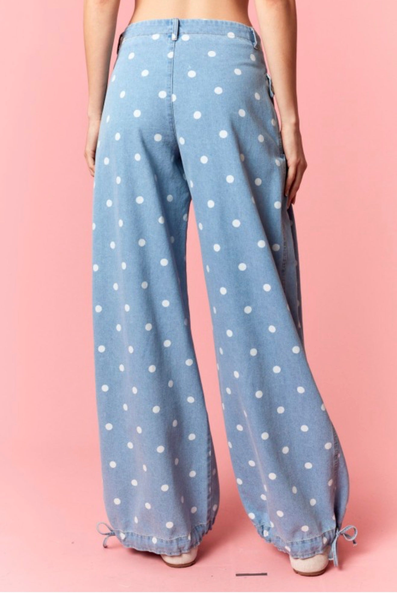 Sweet Spot Polka Dot Cargo Pants