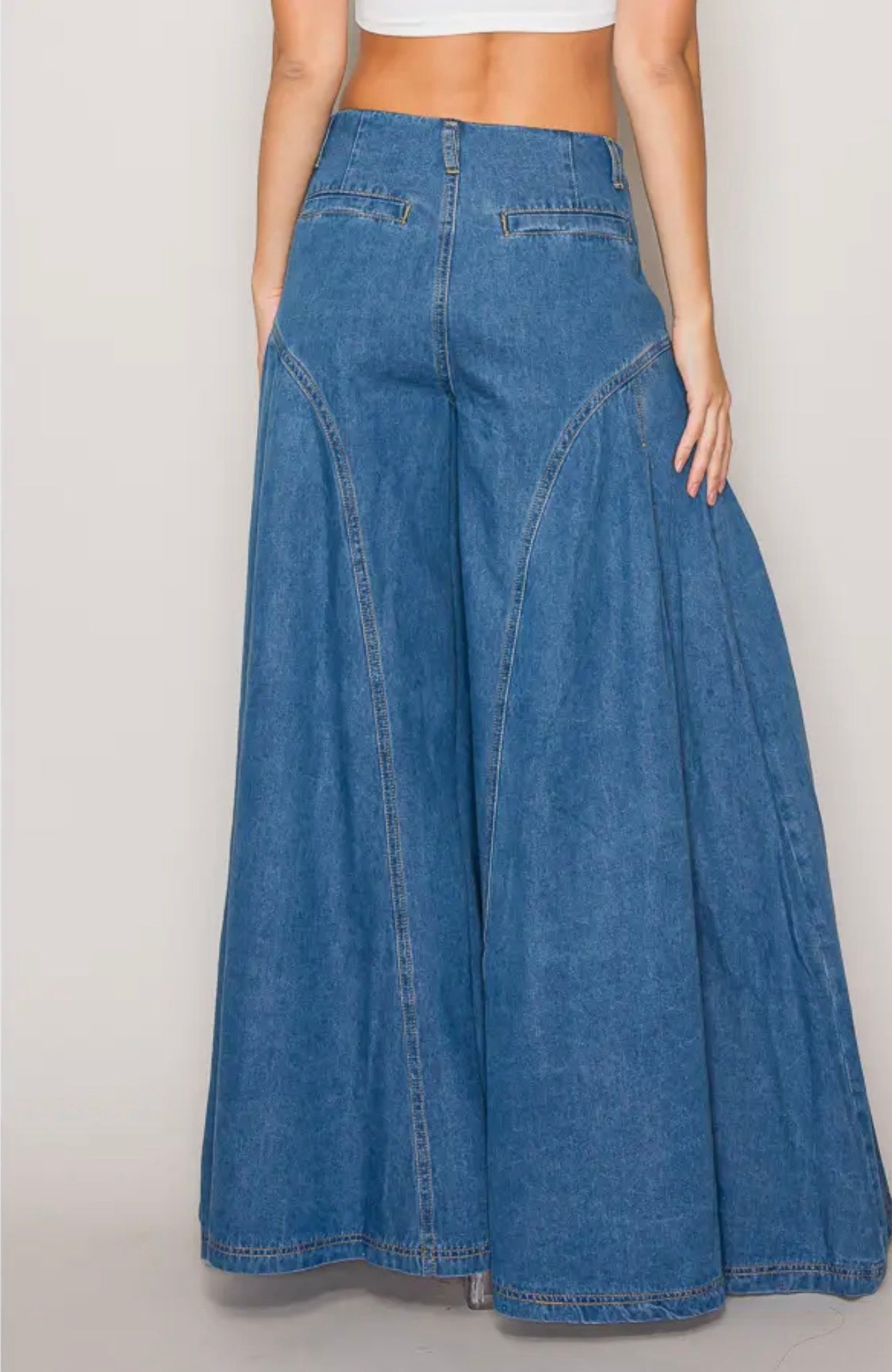 Denim Dream Palazzo Pants