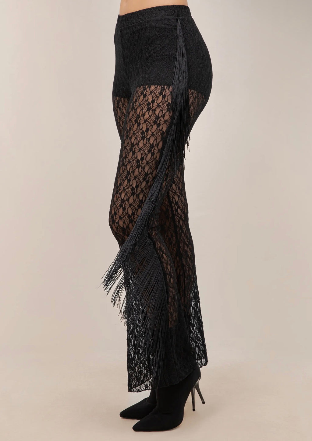 Wild West Fringe Lace Pants