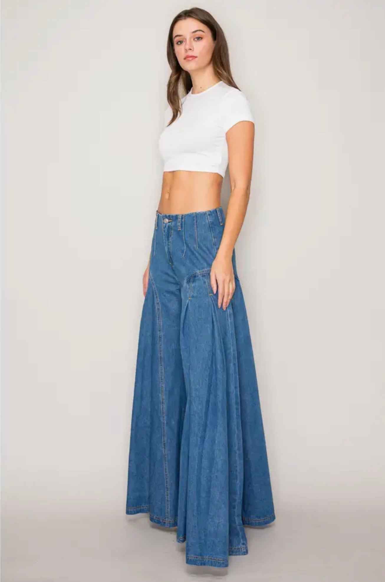 Denim Dream Palazzo Pants
