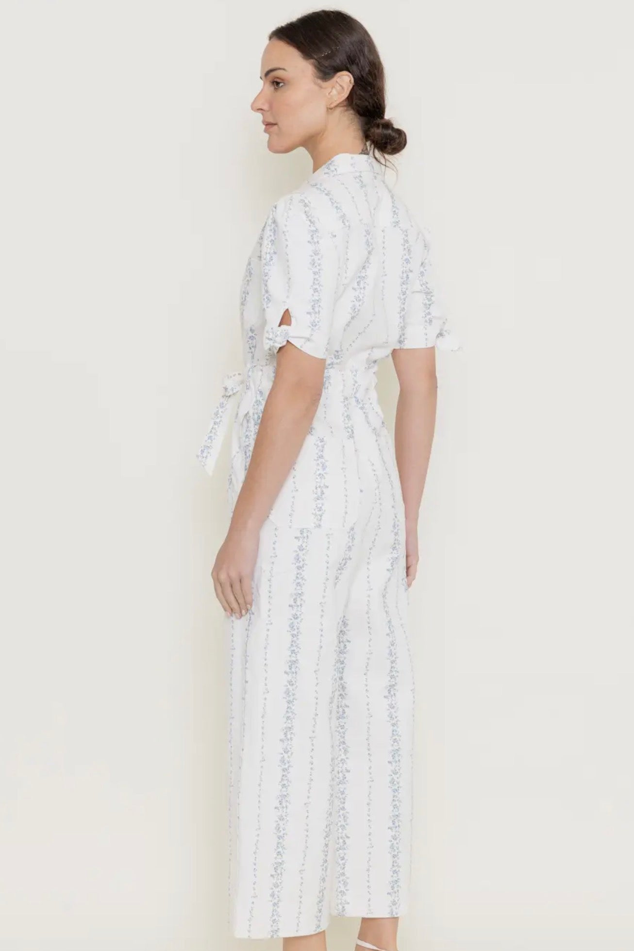 Bluebell Breeze Belted Jumpsuit