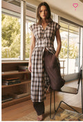 Autumn Plaid Utility Tunic