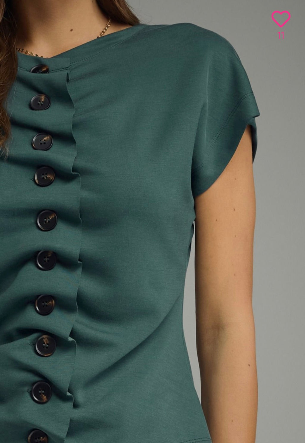 Desert Sage Button-Up Top