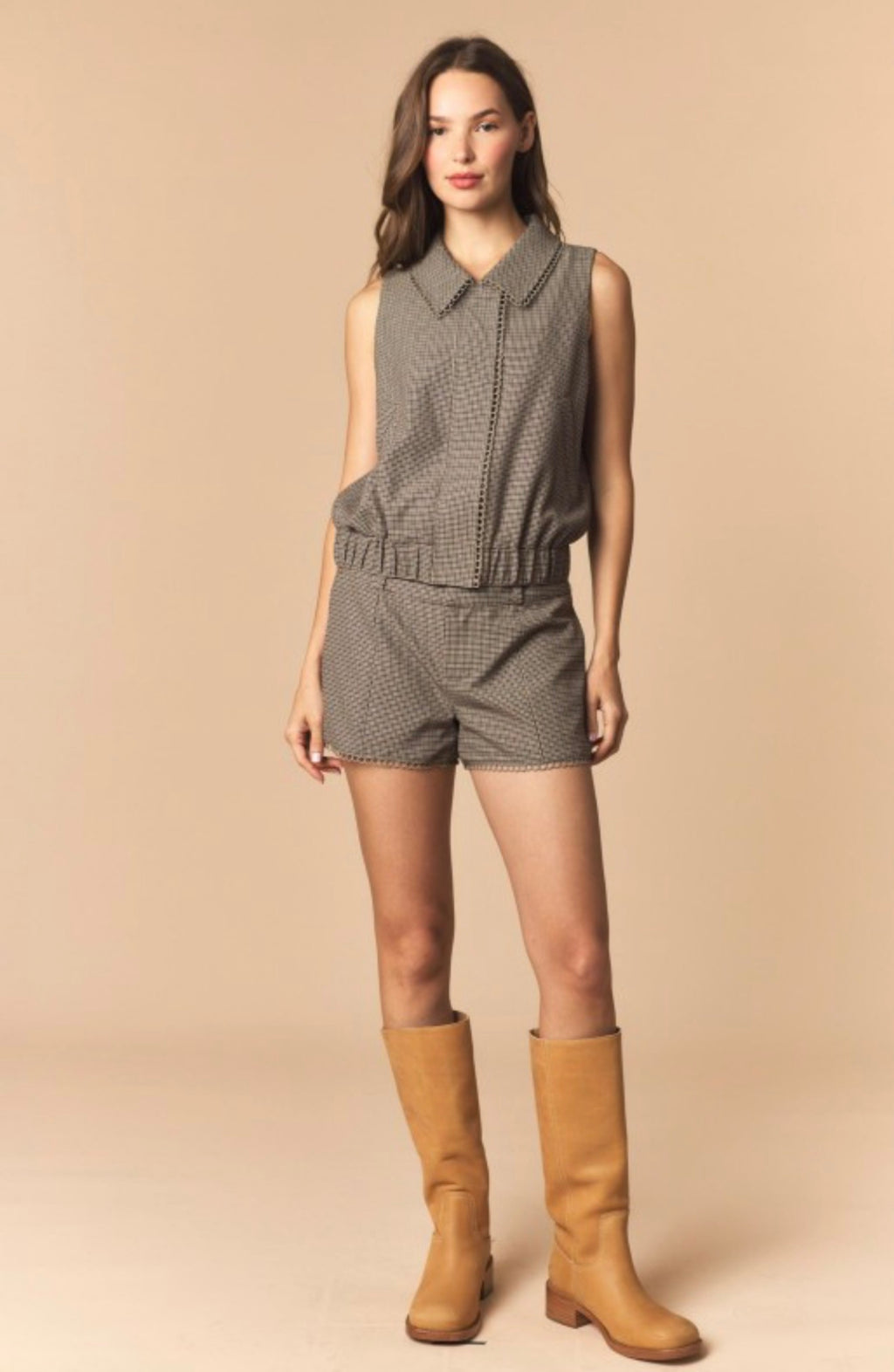 Saddle Up Plaid Vest