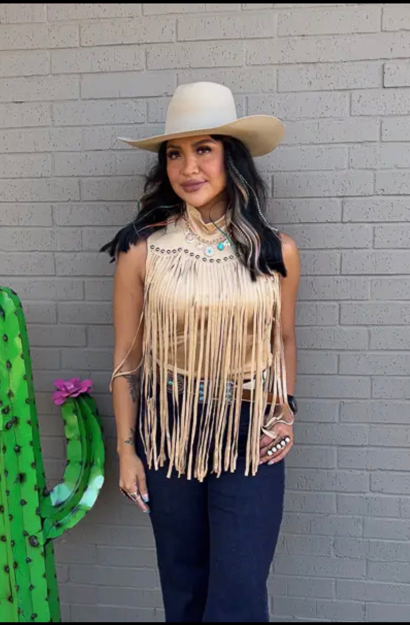 Desert Fringe Western Top