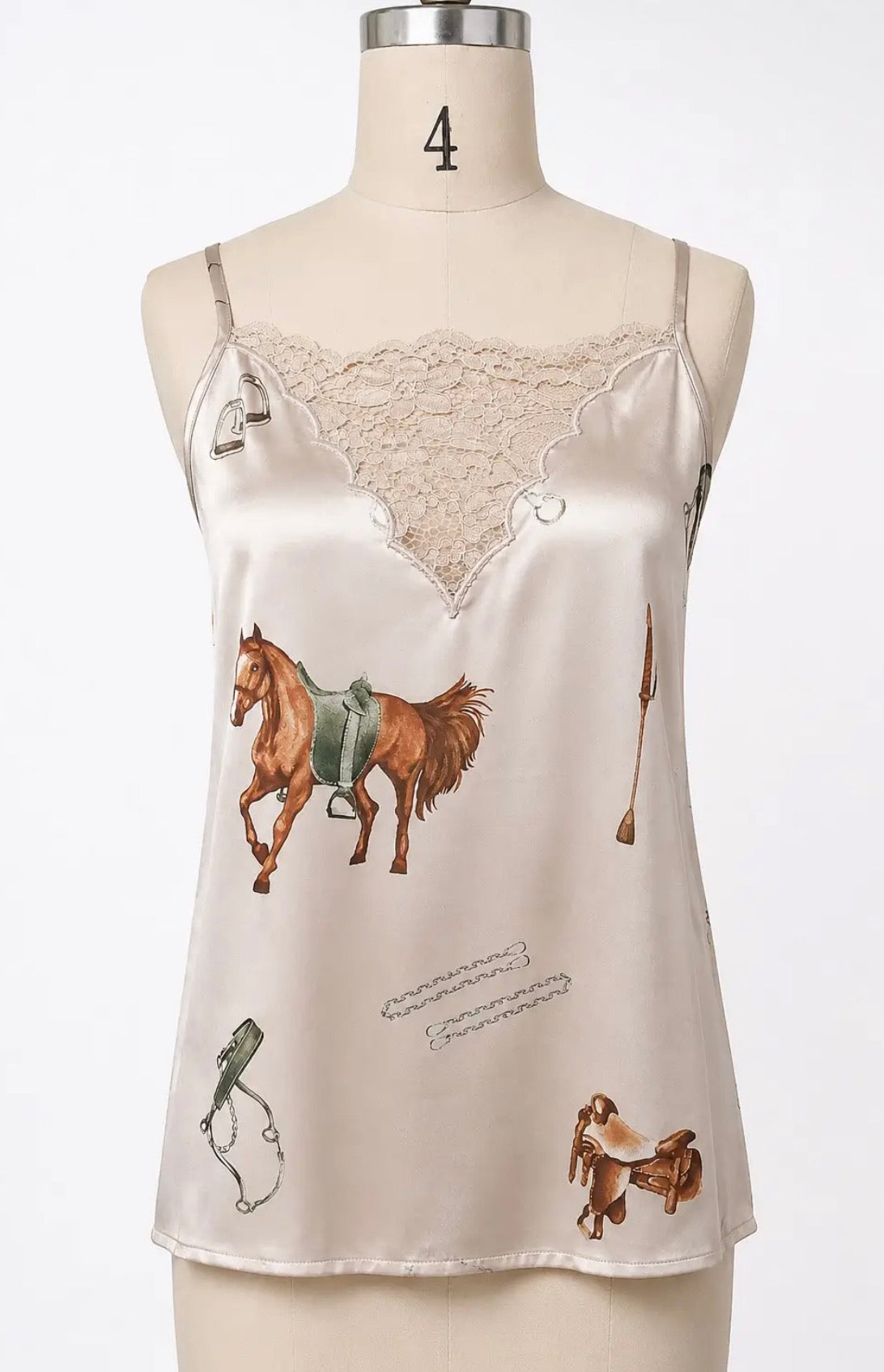 Equestrian Lace Trim Cami