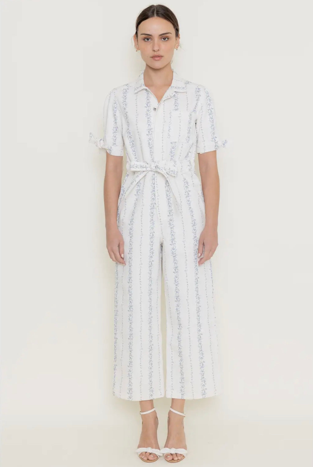 Bluebell Breeze Belted Jumpsuit