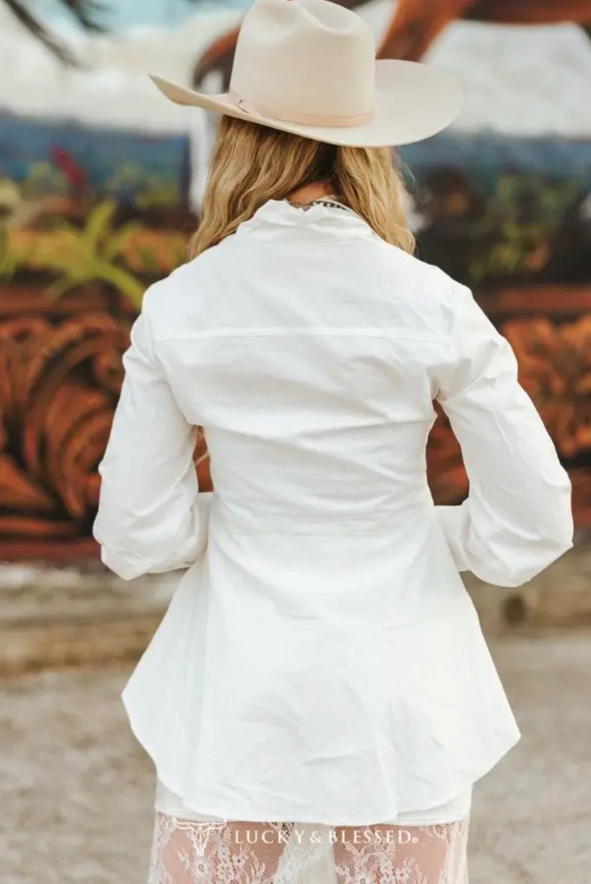 Turquoise Trails Button-Up