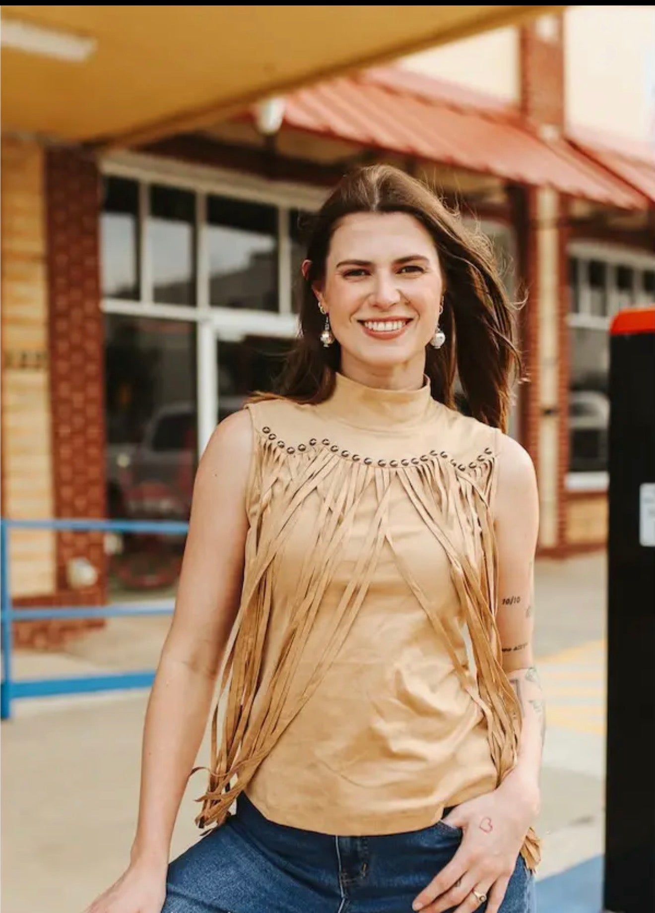 Desert Fringe Western Top