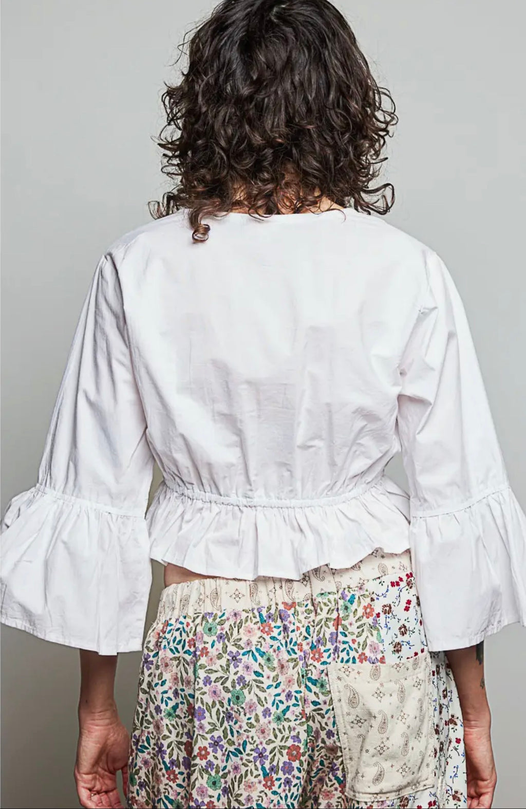 Wildflower Ranch Embroidered Peplum Top