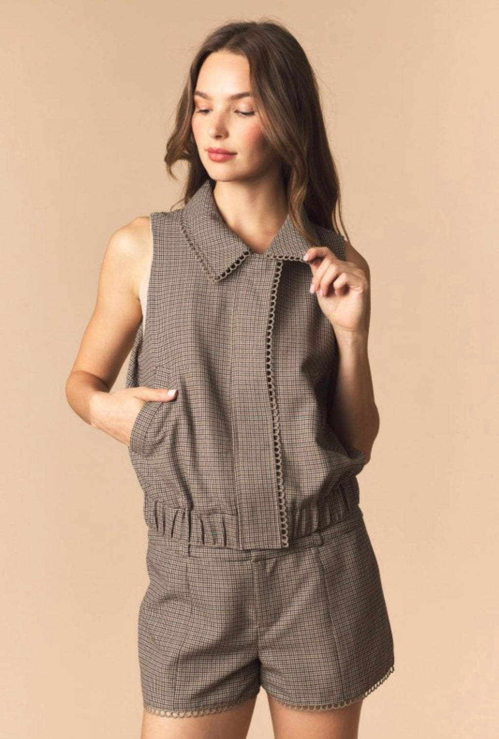 Saddle Up Plaid Vest