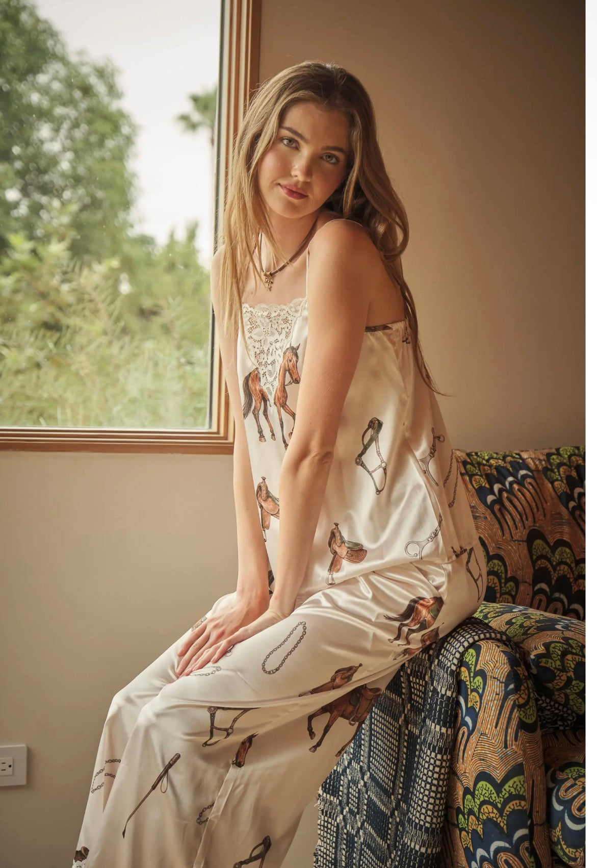 Equestrian Lace Trim Cami