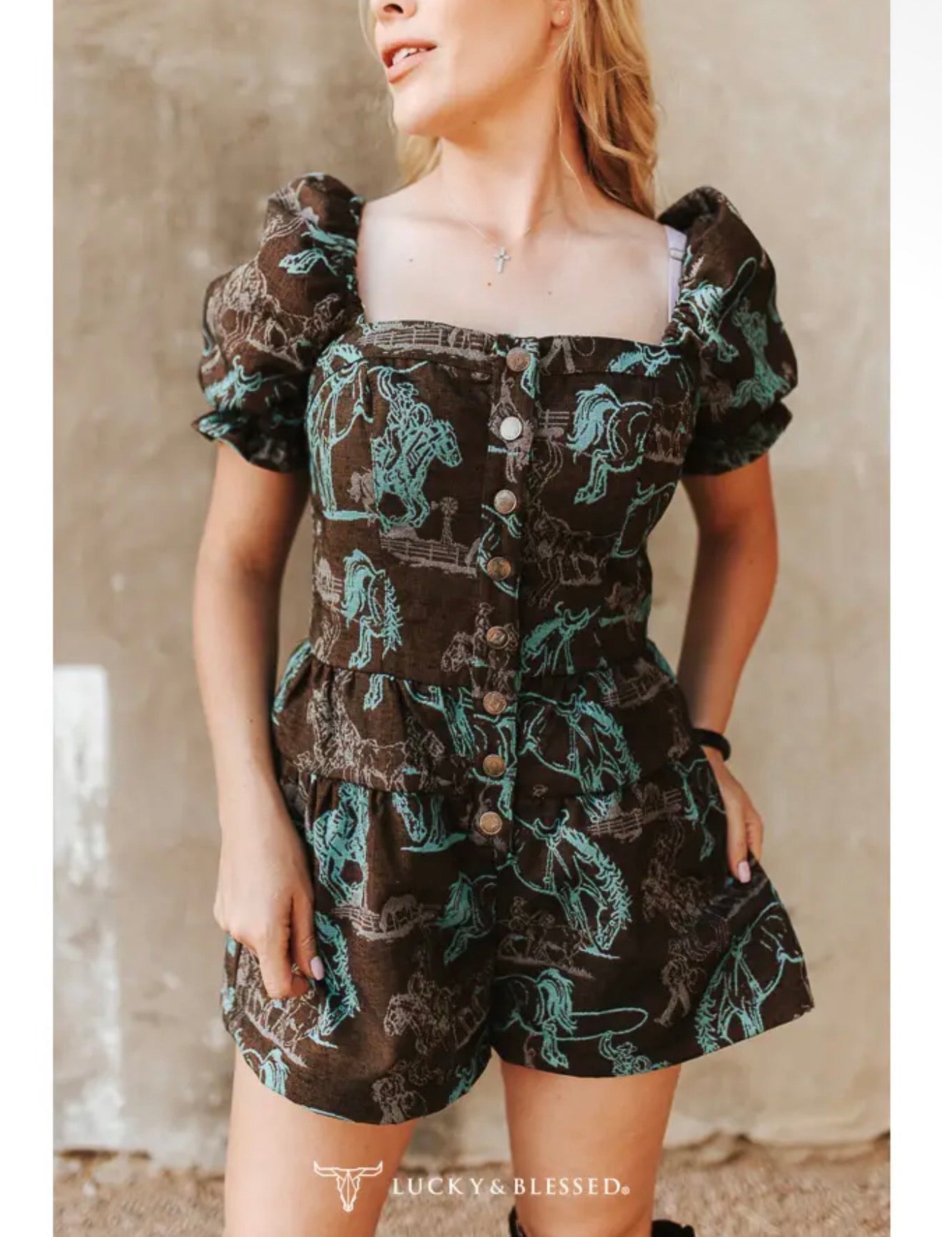 Wild West Rodeo Romper