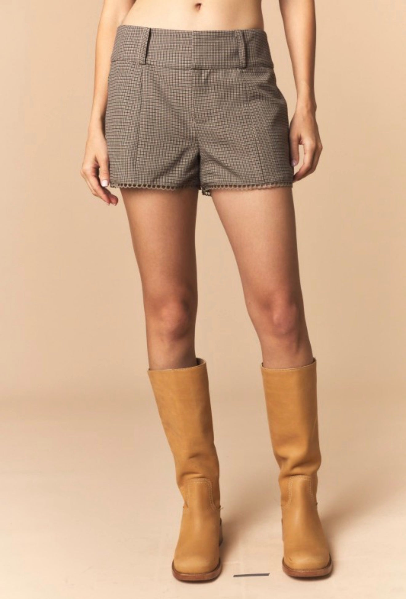 Cowgirl Social Club Plaid Shorts