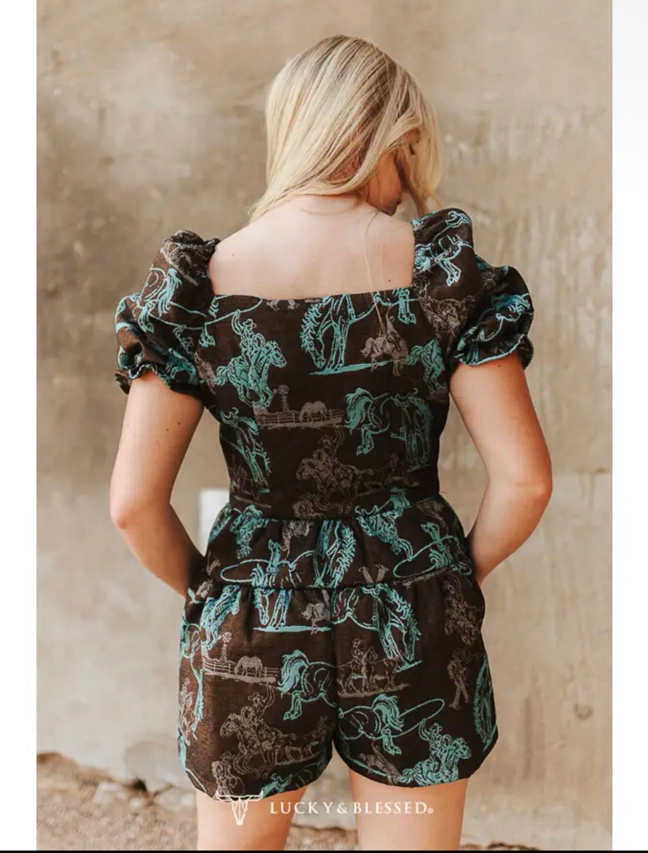 Wild West Rodeo Romper