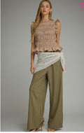 Desert Bloom Gingham Top