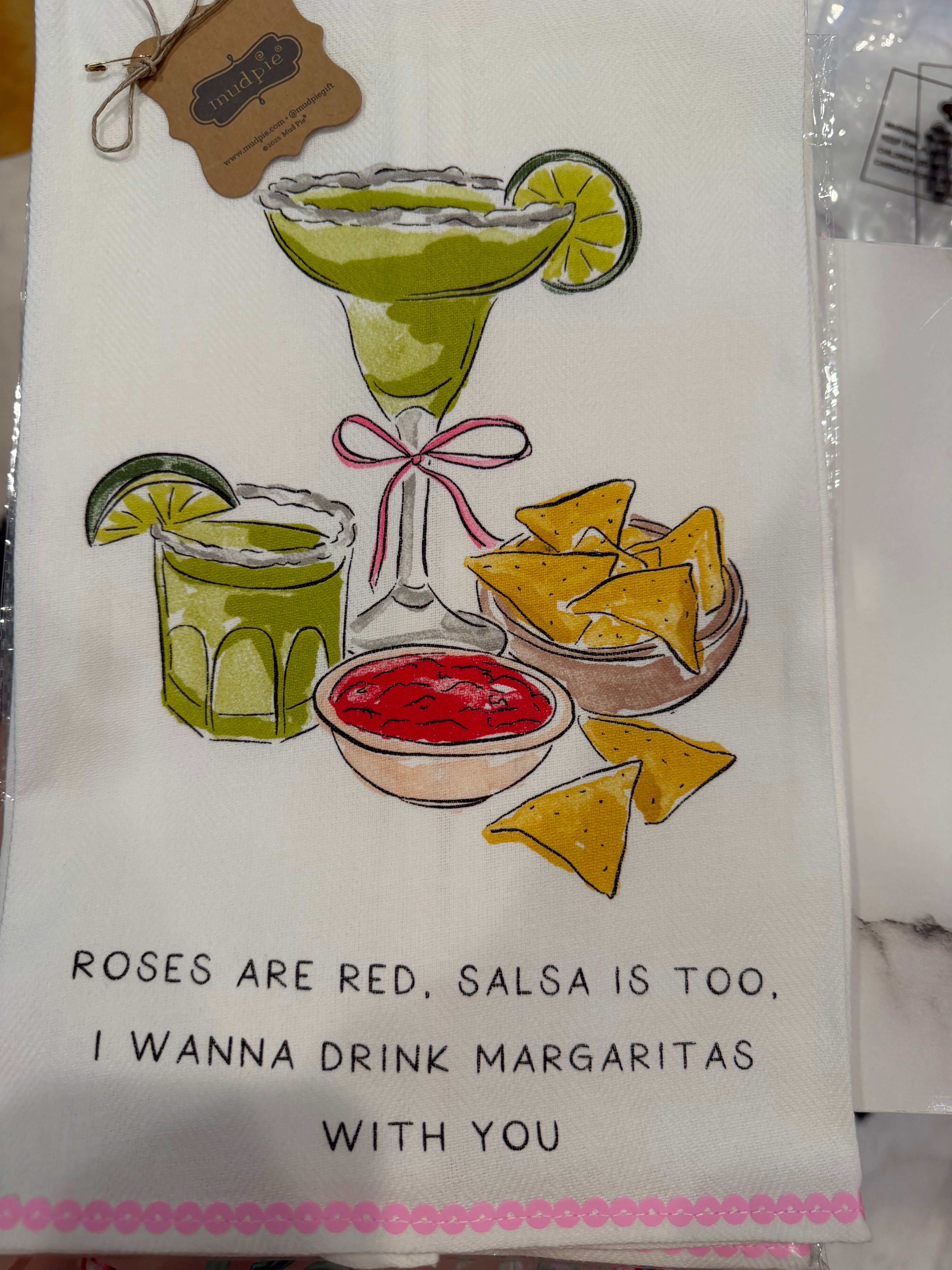 Margaritas With You Tea Towel