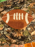 Football Beaded Clutch