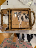Farmhouse Cow Hostess Gift Set