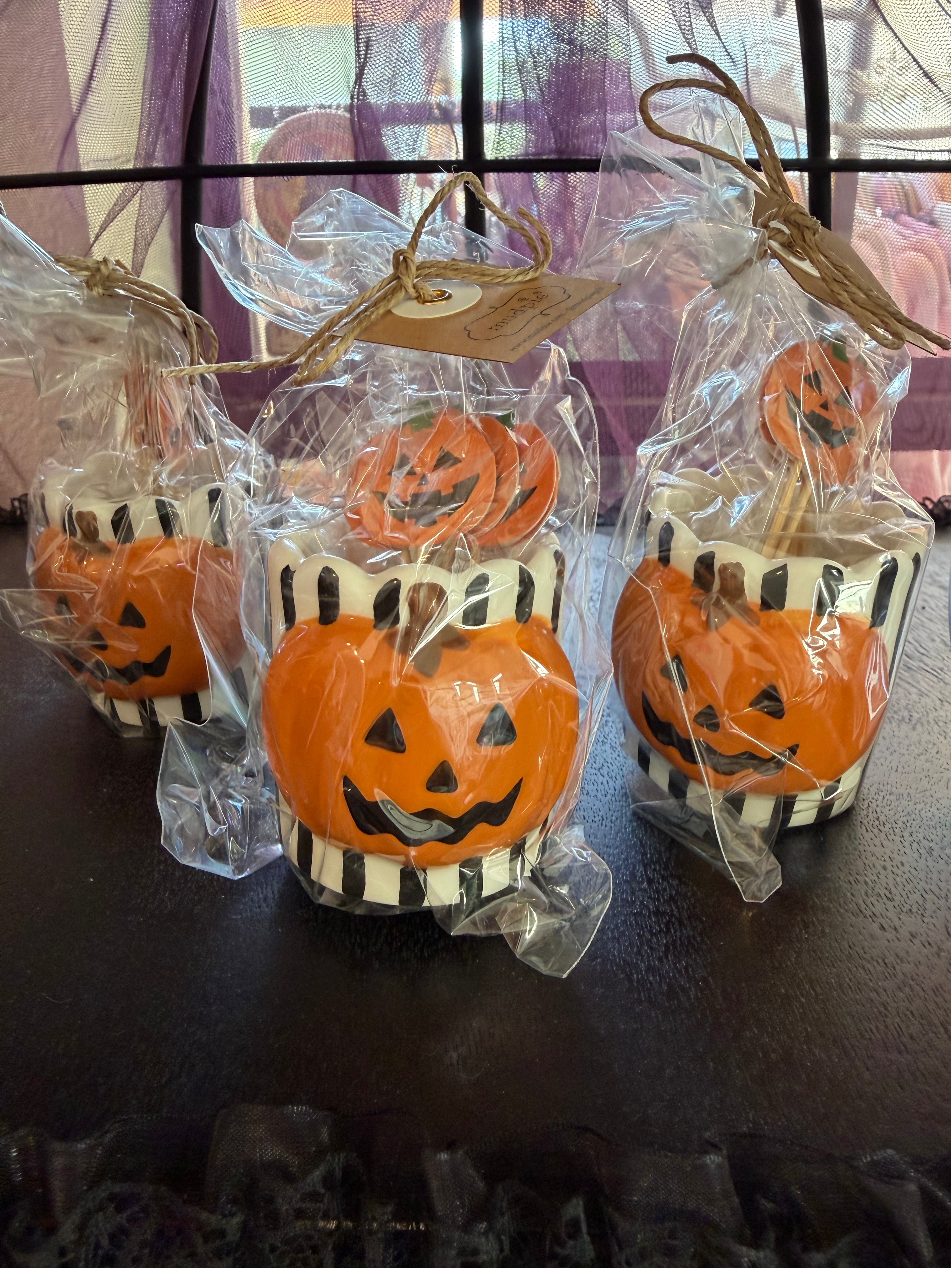 Jack-O’-Lantern Toothpick Holder Set