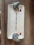 My Roost, My Rules Chicken Serving Tray