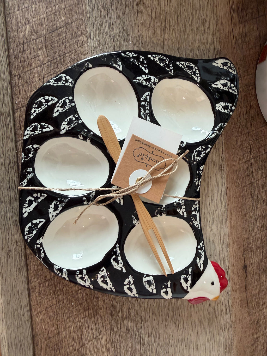 Hen House Deviled Egg Platter Set