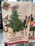 Cluckin’ Around the Christmas Tree Kitchen Towel