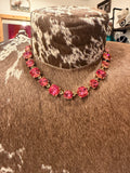 Rosé Radiance Crystal Necklace