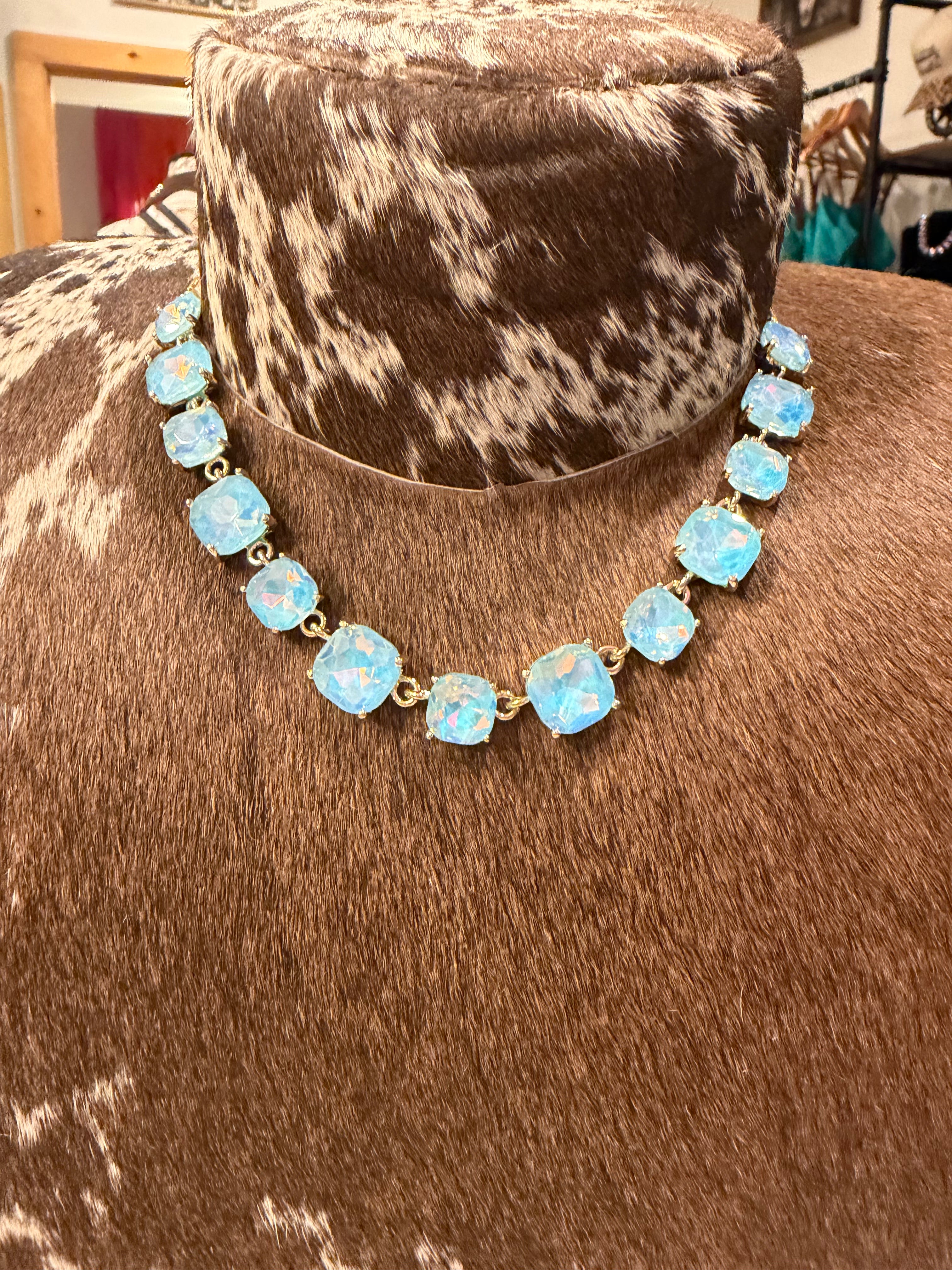 Sky Sparkle Crystal Necklace