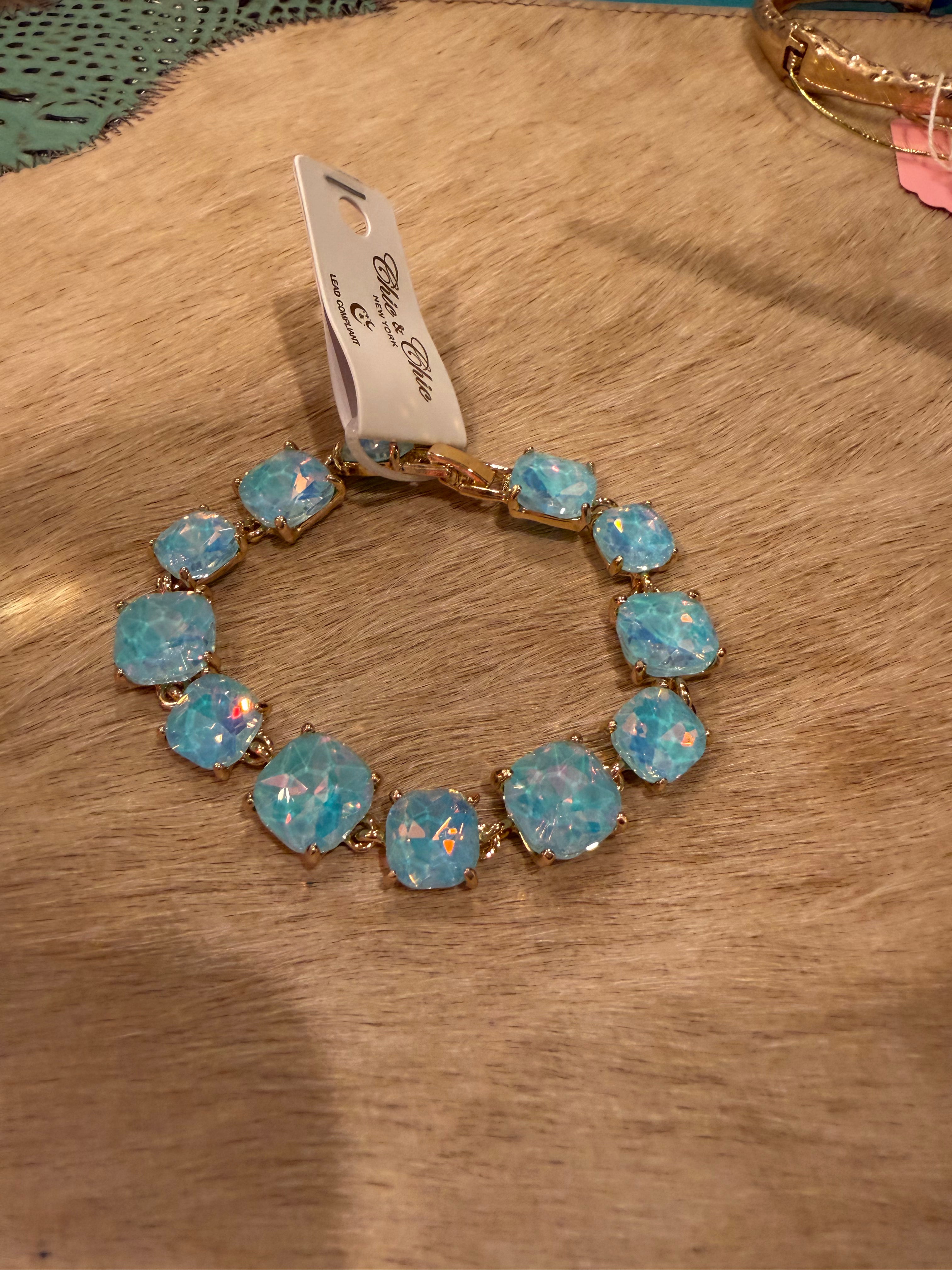Blue Lagoon Tennis Bracelet