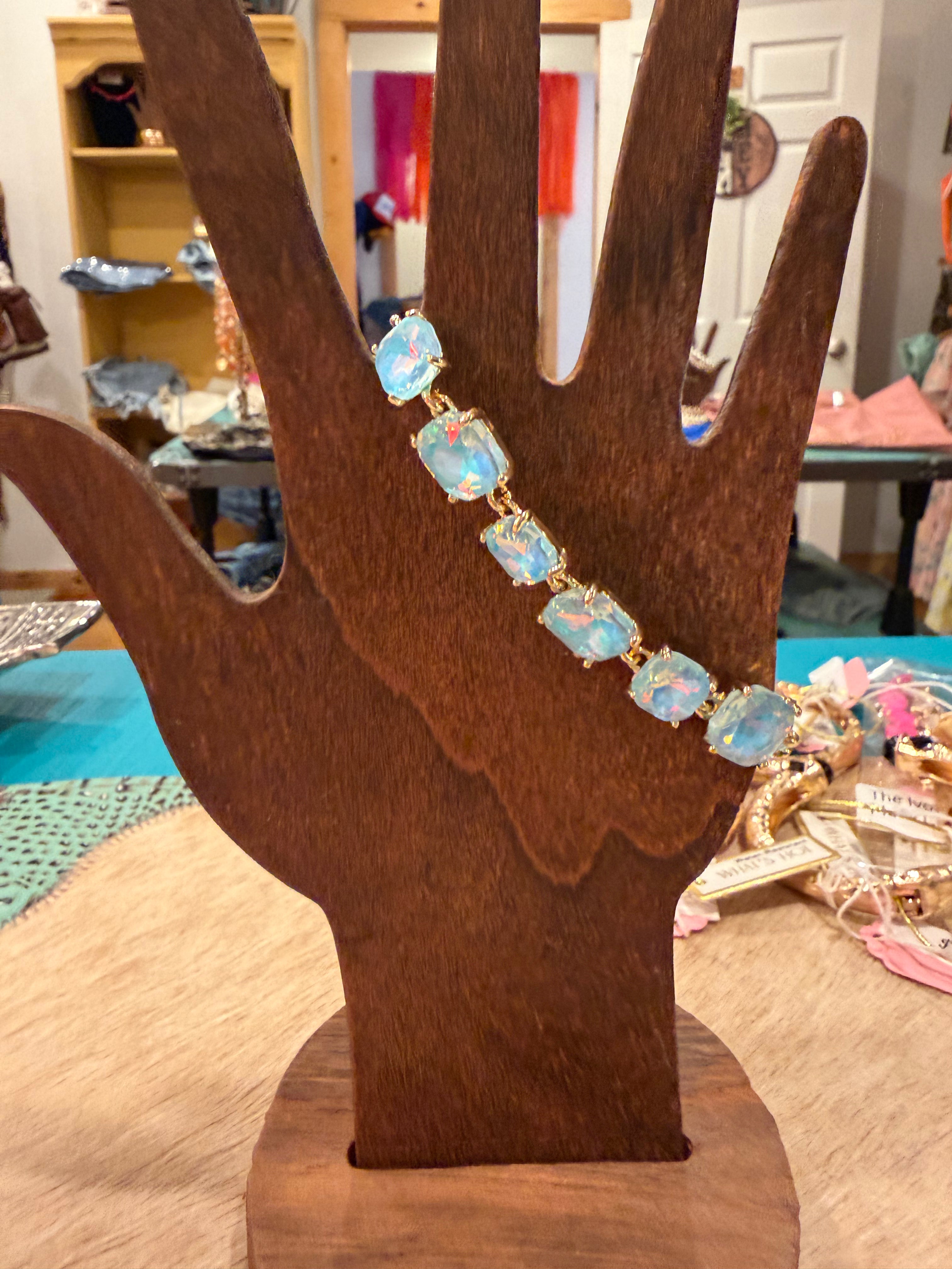 Blue Lagoon Tennis Bracelet