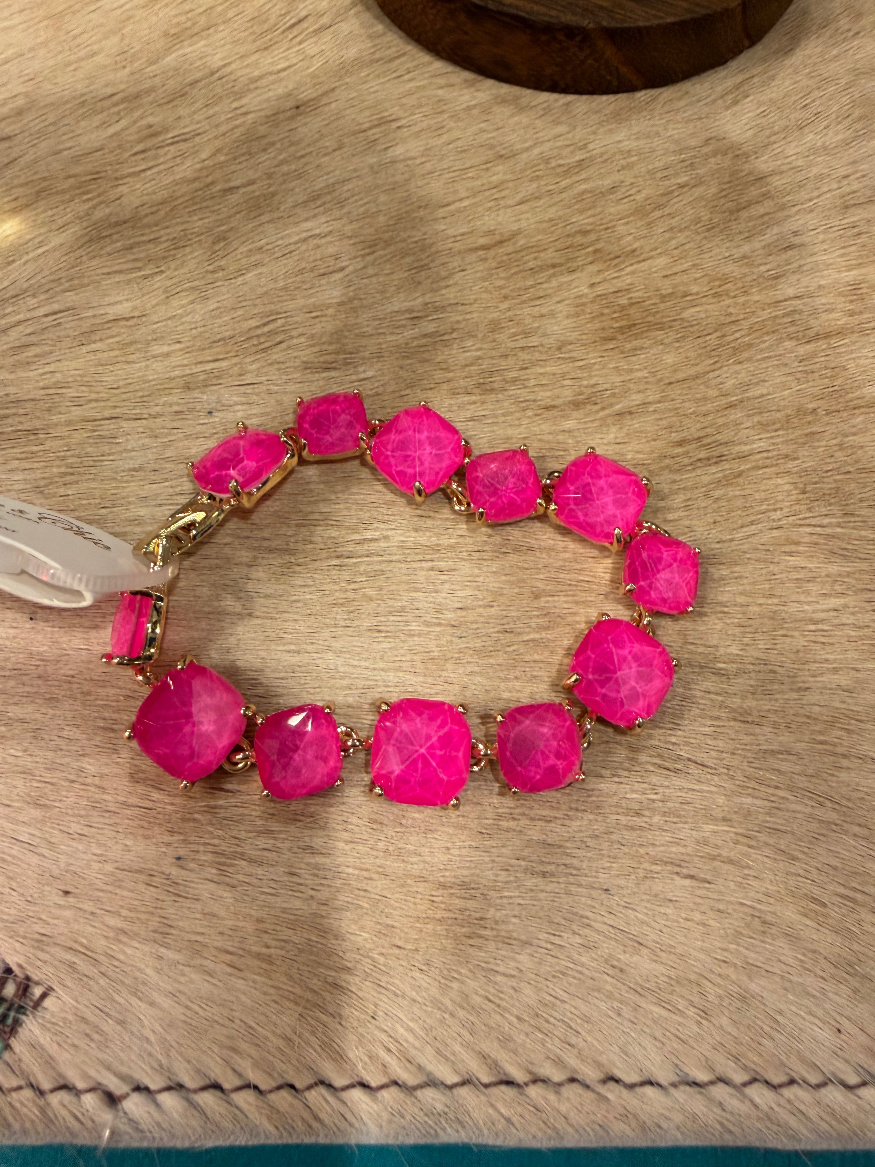 The Hot Pink Haven Bracelet