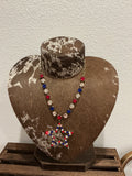 American Star Rhinestone Necklace