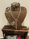 Silver Spur Statement Necklace