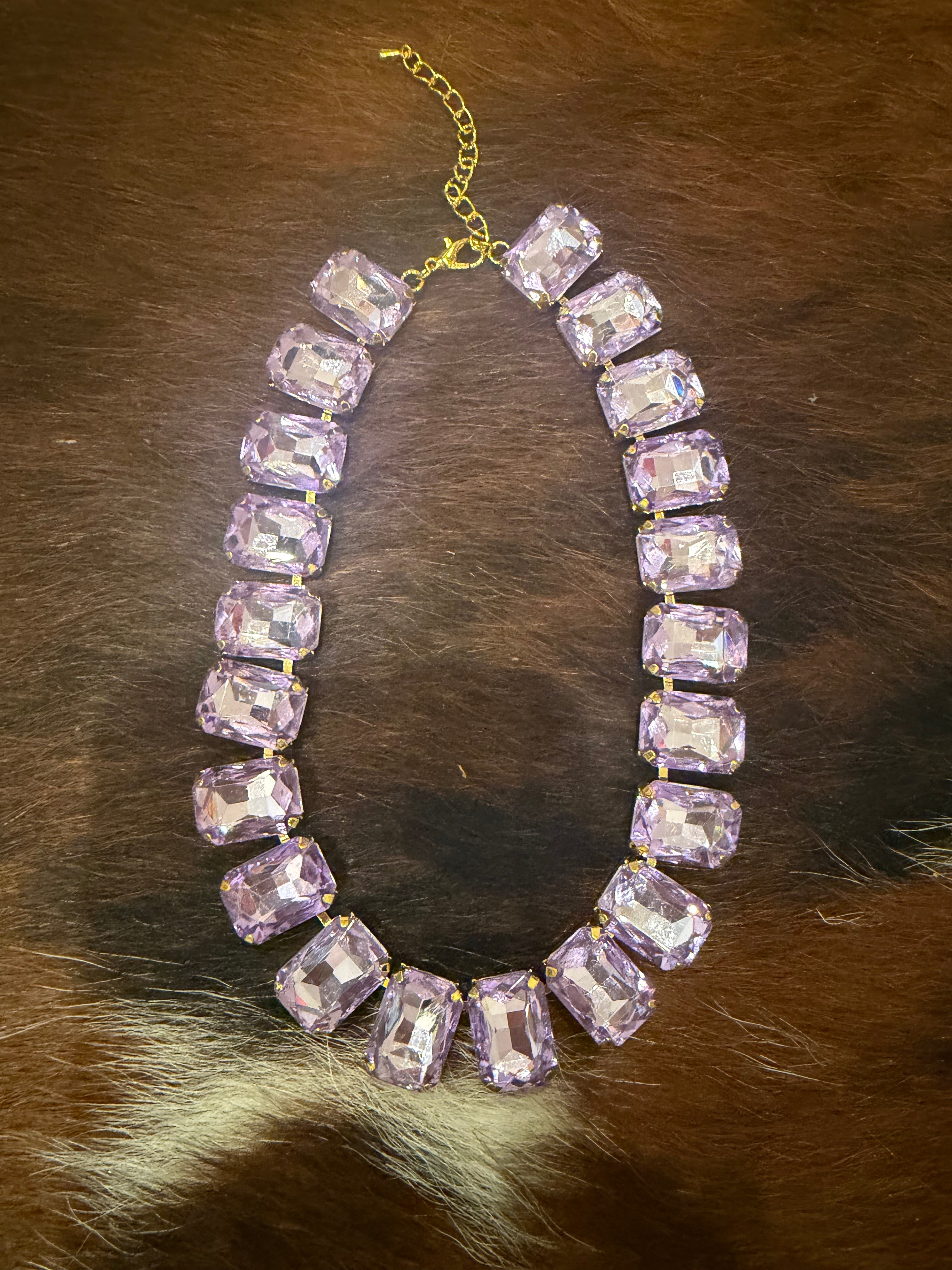 Lavender Luxe Statement Necklace