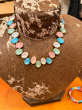 Cotton Candy Skies Statement Necklace