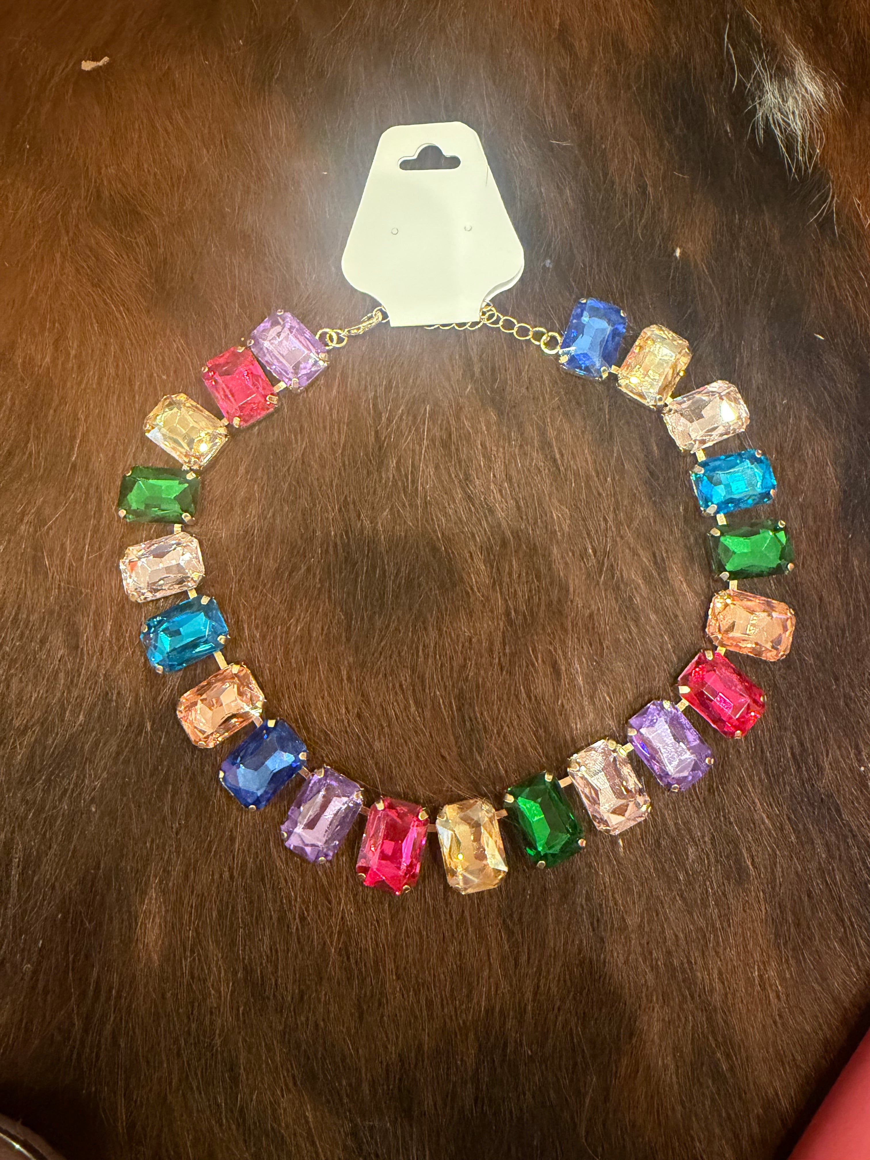 Kaleidoscope Glam Statement Necklace