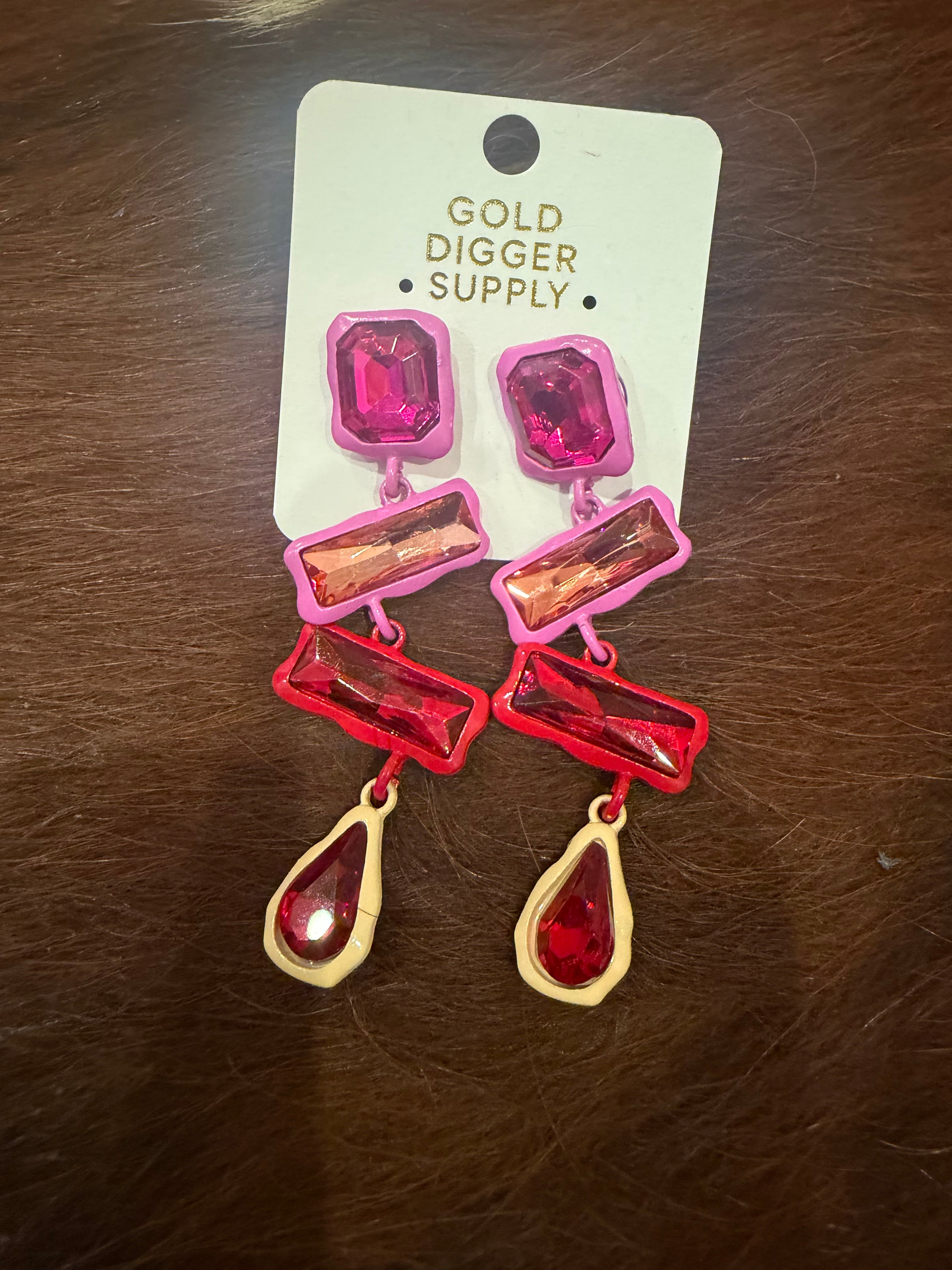 Sunset Sorbet Statement Earrings