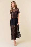 Midnight Breeze Maxi Skirt